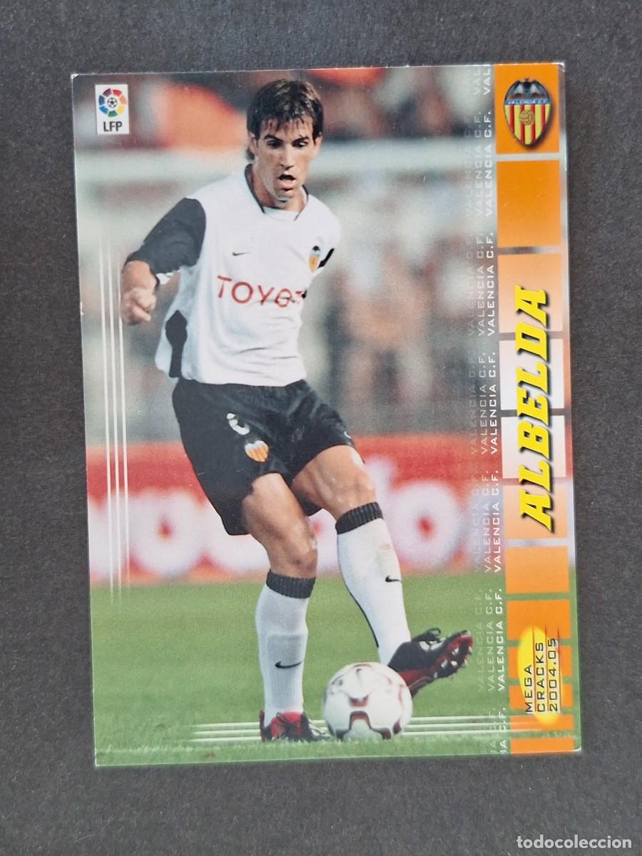 Cromos de f&uacute;tbol: L3 ALBELDA VALENCIA C. F. 315 PANINI MEGACRACKS 2004 2005 04 05