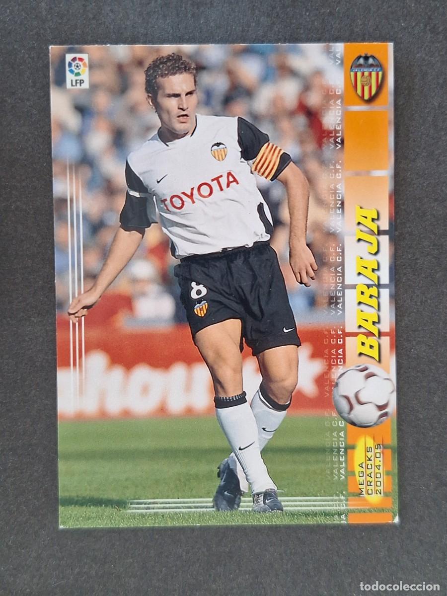 Cromos de f&uacute;tbol: L3 BARAJA VALENCIA C. F. 316 PANINI MEGACRACKS 2004 2005 04 05