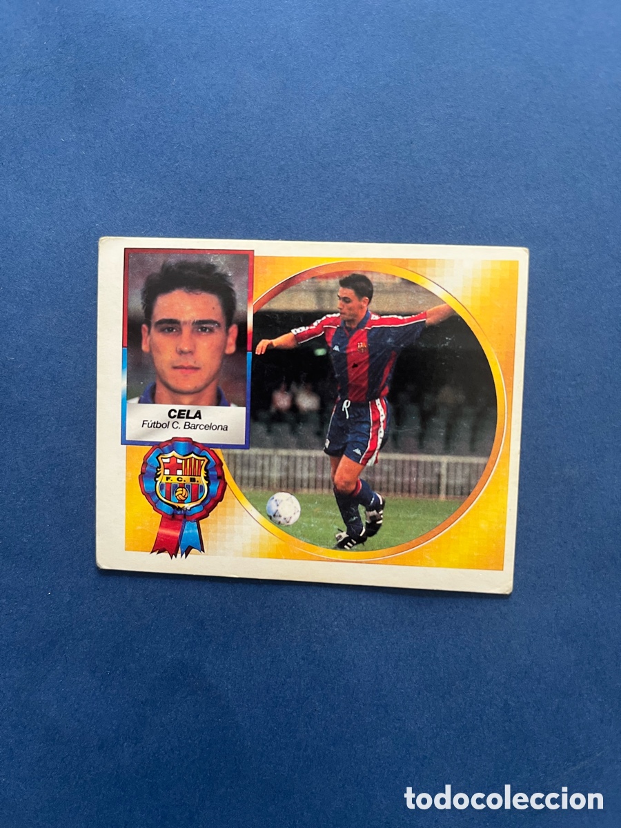 Cromos de f&uacute;tbol: Cela Barcelona Este 1994-95 Fichaje 5 Bis sin pegar .