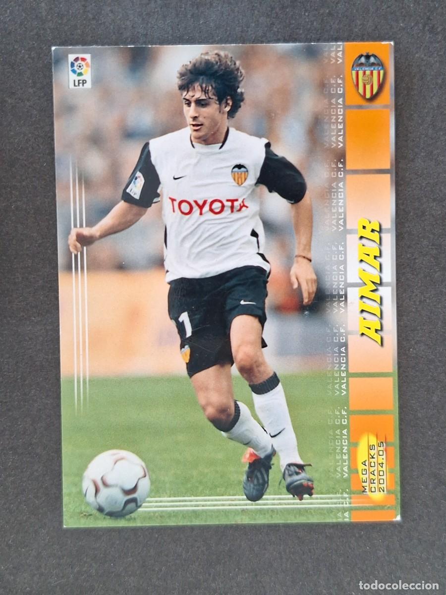 Cromos de f&uacute;tbol: L3 AIMAR VALENCIA C. F. 322 PANINI MEGACRACKS 2004 2005 04 05