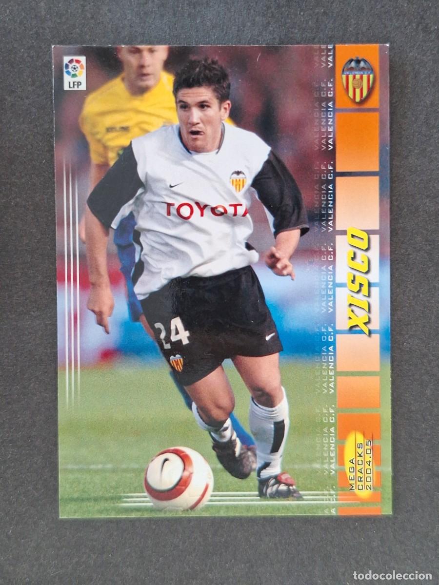 Cromos de f&uacute;tbol: L3 XISCO VALENCIA C. F. 323 PANINI MEGACRACKS 2004 2005 04 05