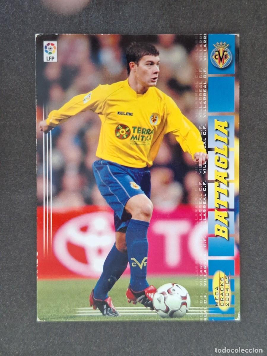 Cromos de f&uacute;tbol: L3 BATTAGLIA VILLARREAL C. F. 333 PANINI MEGACRACKS 2004 2005 04 05