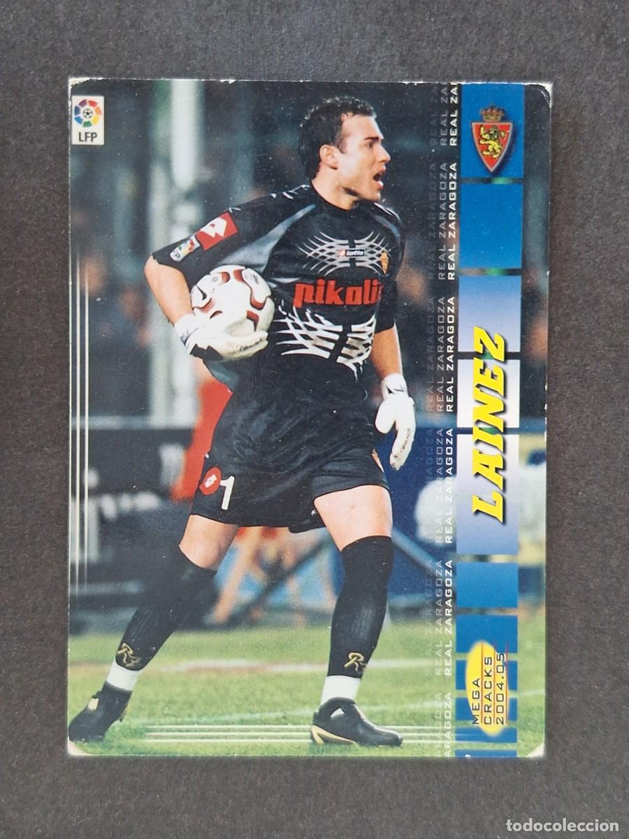 Cromos de f&uacute;tbol: L3 LAINEZ REAL ZARAGOZA 344 PANINI MEGACRACKS 2004 2005 04 05
