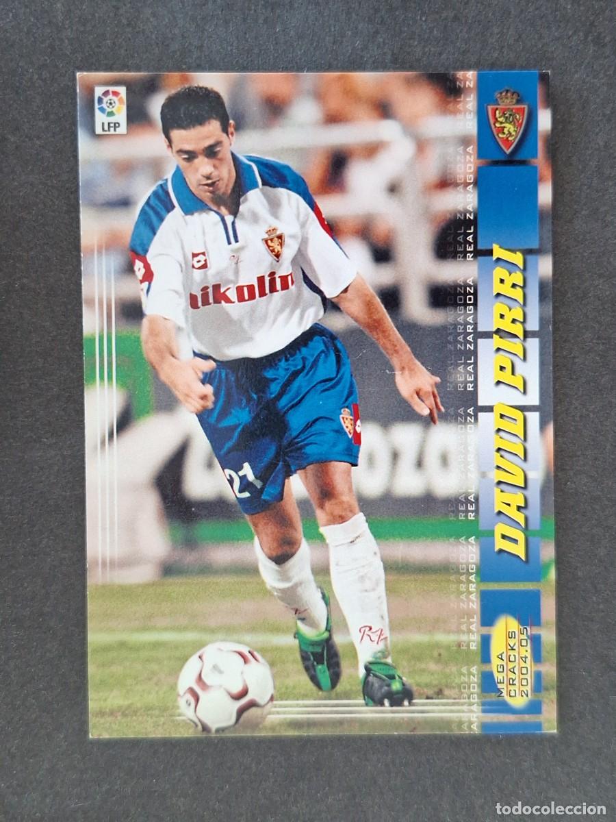 Cromos de f&uacute;tbol: L3 DAVID PIRRI REAL ZARAGOZA 353 PANINI MEGACRACKS 2004 2005 04 05