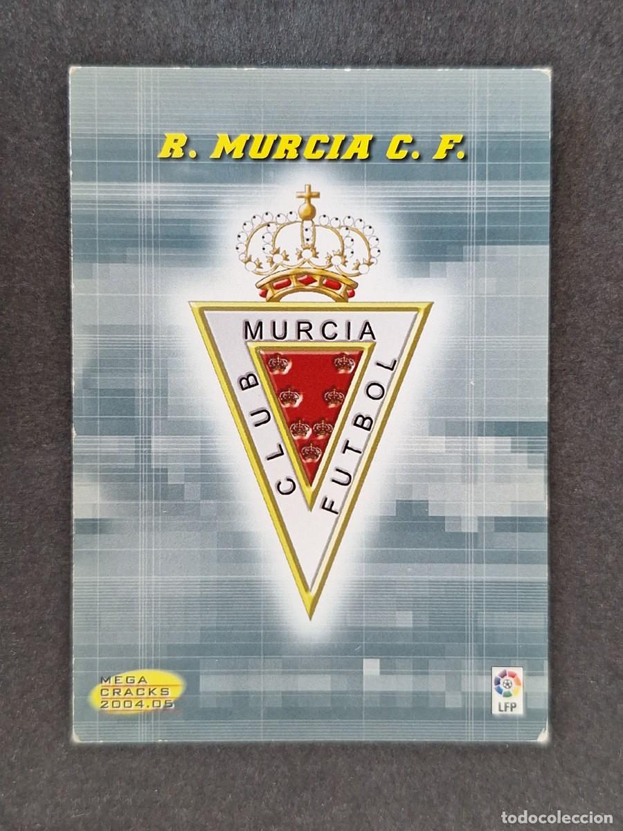 Cromos de Futebol: L3 ESCUDO REAL MURCIA C. F. 2&ordf; SEGUNDA DIVISION 417 PANINI MEGACRACKS 2004 2005 04 05