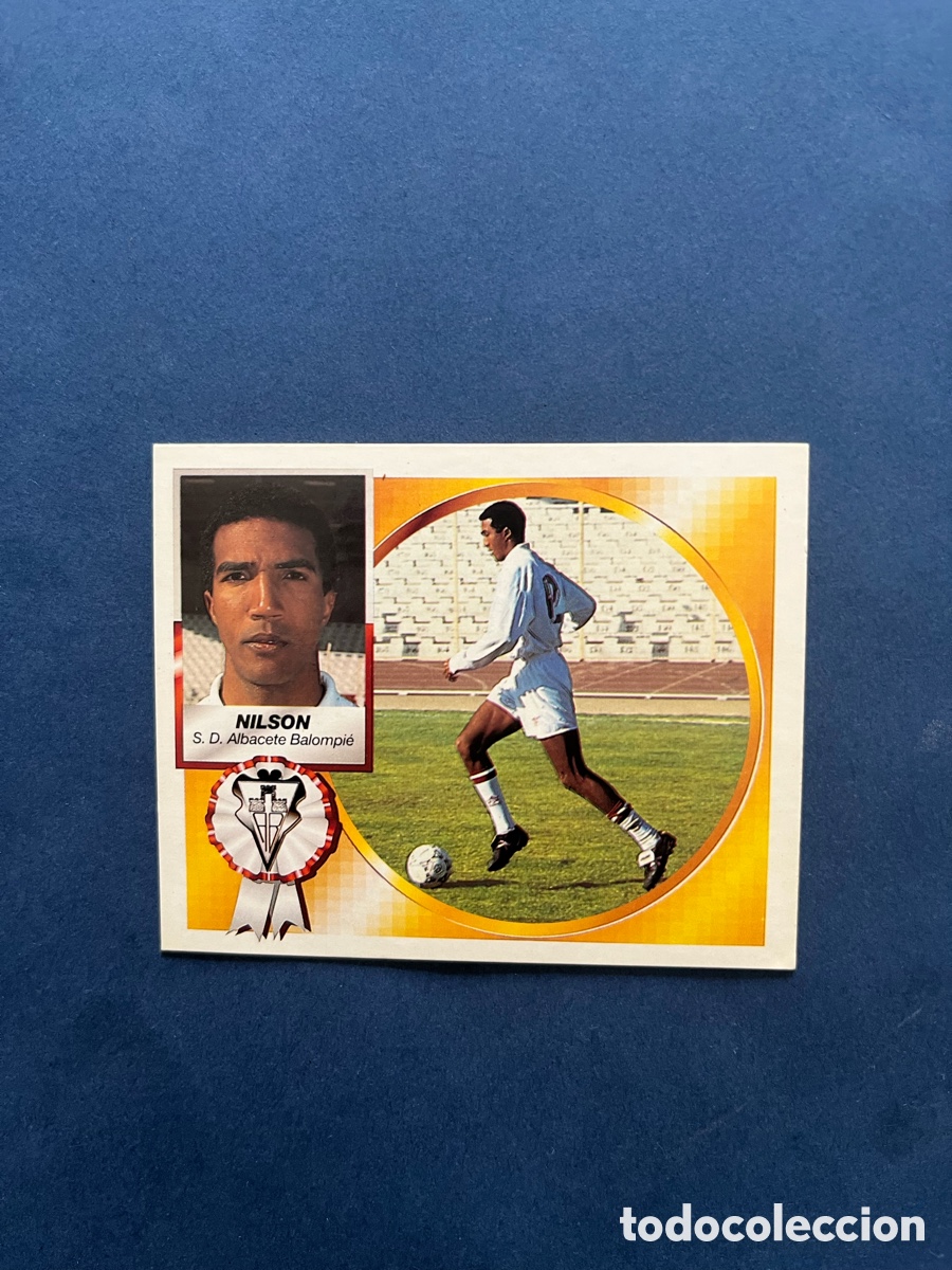 Fu&szlig;ball-Sticker: Nilson Albacete Este 1994-95 ( baja ) sin pegar .