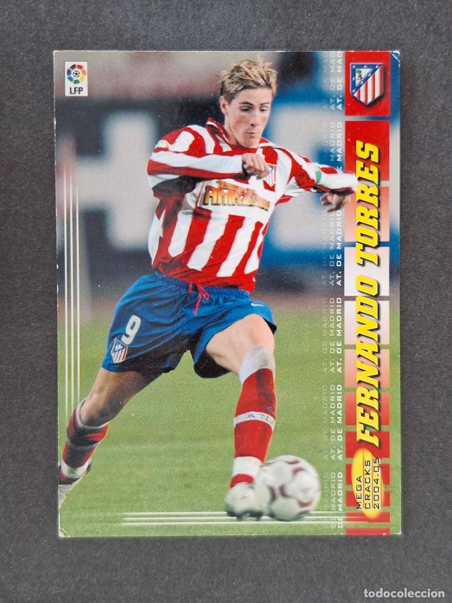 Fu&szlig;ball-Sticker: L3 FERNANDO TORRES ATLETICO DE MADRID 54 PANINI MEGACRACKS 2004 2005 04 05