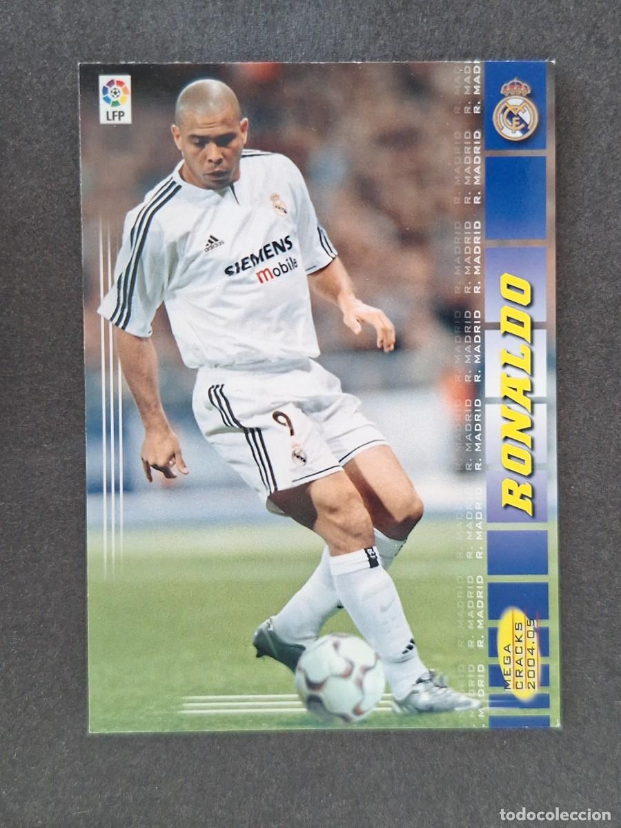 Cromos de f&uacute;tbol: L3 RONALDO REAL MADRID 179 PANINI MEGACRACKS 2004 2005 04 05