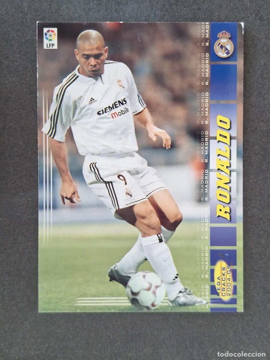 Cromos de f&uacute;tbol: L3 RONALDO REAL MADRID 179 PANINI MEGACRACKS 2004 2005 04 05