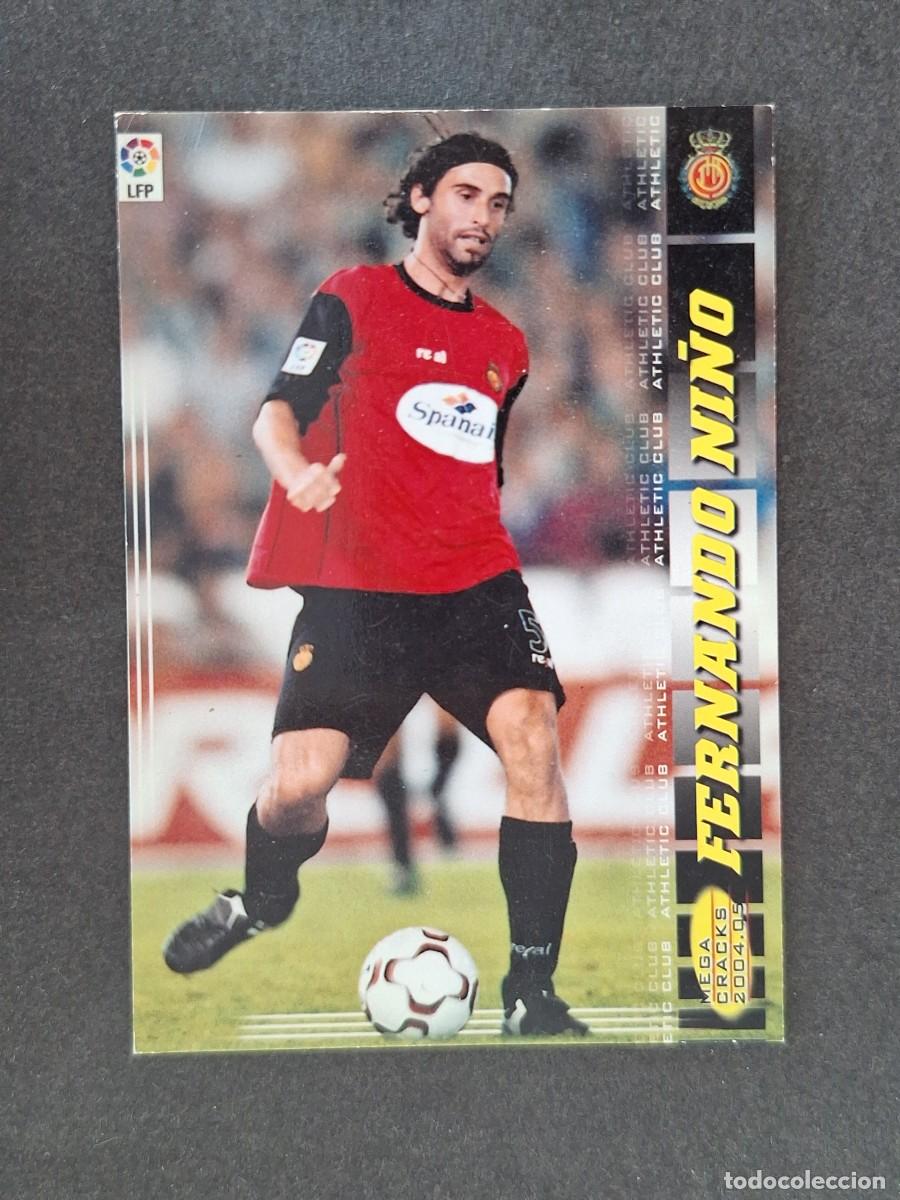 Cromos de f&uacute;tbol: L3 FERNANDO NI&Ntilde;O R. C. D. MALLORCA ERROR 204 PANINI MEGACRACKS 2004 2005 04 05