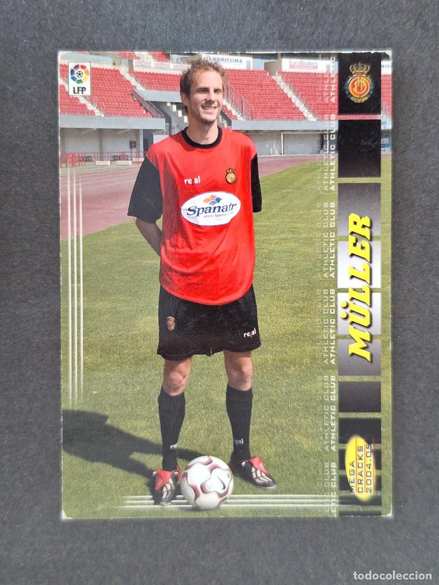 Cromos de f&uacute;tbol: L3 M&Uuml;LLER R. C. D. MALLORCA ERROR 207 PANINI MEGACRACKS 2004 2005 04 05