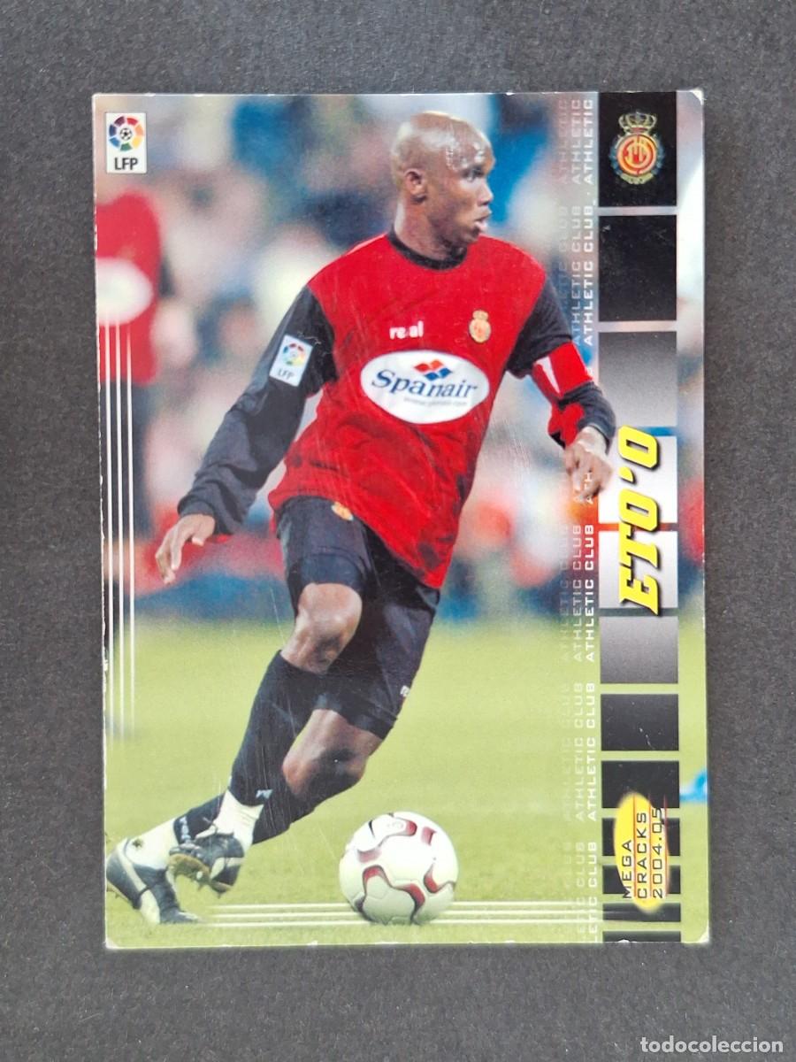 Cromos de f&uacute;tbol: L3 ETO'O R. C. D. MALLORCA ERROR 213 PANINI MEGACRACKS 2004 2005 04 05