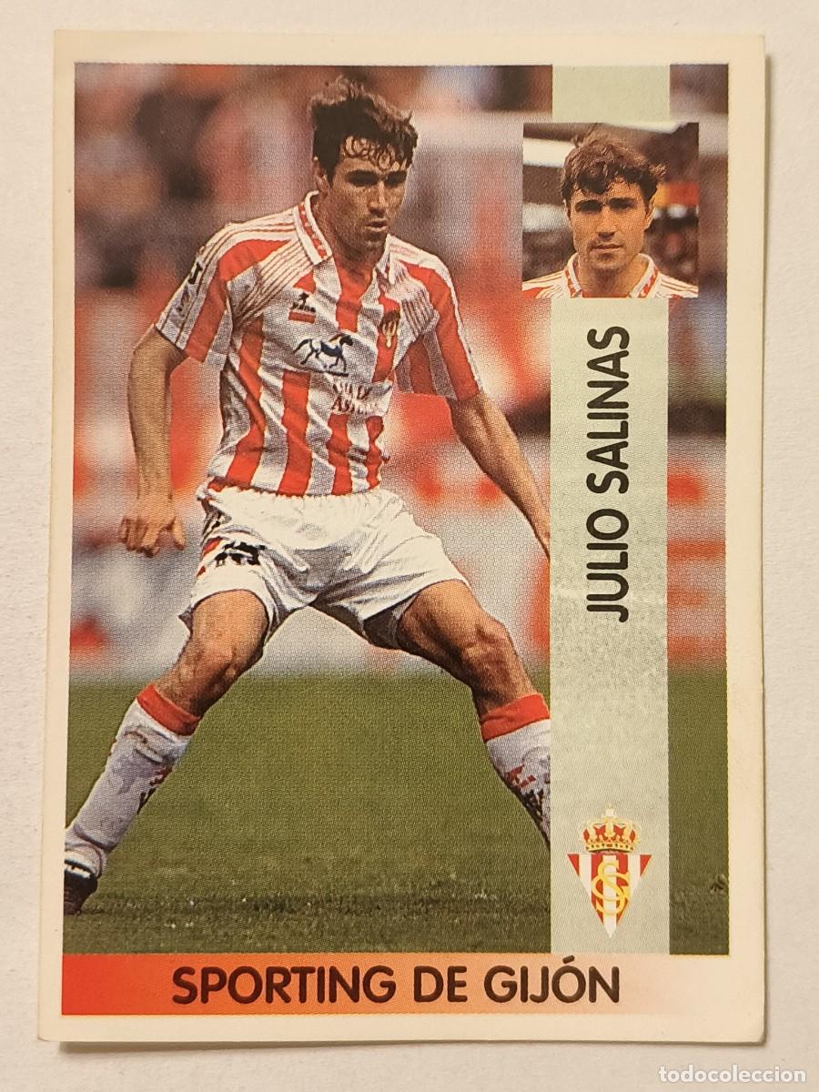Cromos de f&uacute;tbol: #287 JULIO SALINAS (SPORTING GIJON) LIGA 96/97 PANINI