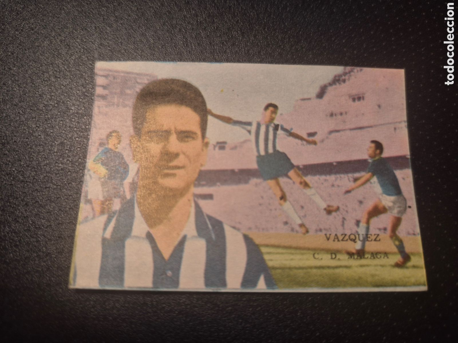 Cromos de f&uacute;tbol: VAZQUEZ MALAGA LIGA 1962 1963 62 63 DISGRA FHER