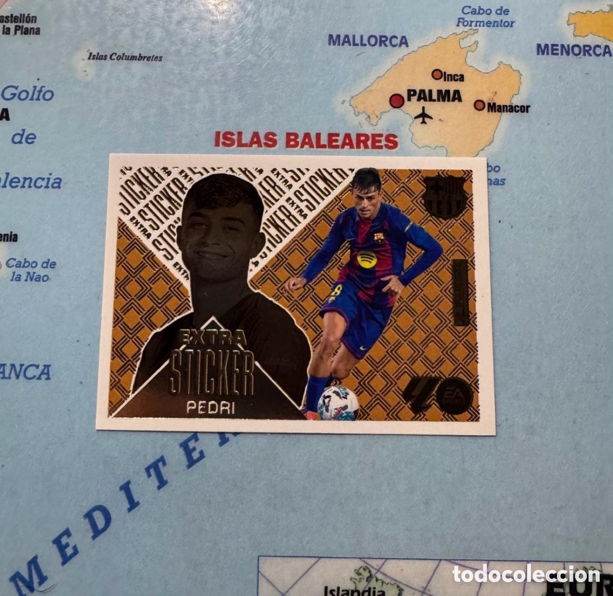 Cromos de f&uacute;tbol: Pedri extra sticker Bronce Del Barcelona cromo de la liga este 26-27 2026-2027