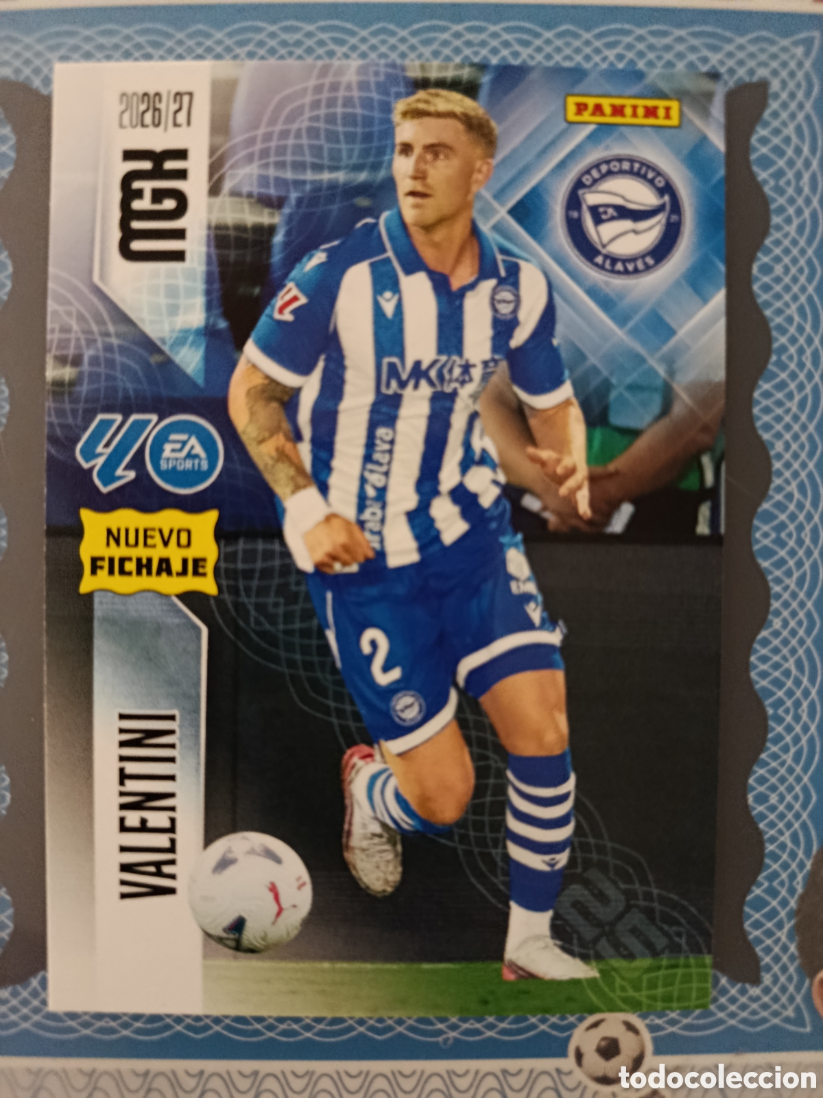 Cromos de f&uacute;tbol: MEGACRACKS 2026 2027 26 27 - PANINI - N&ordm; 476 VALENTINI DEPORTIVO DE LA CORU&Ntilde;A