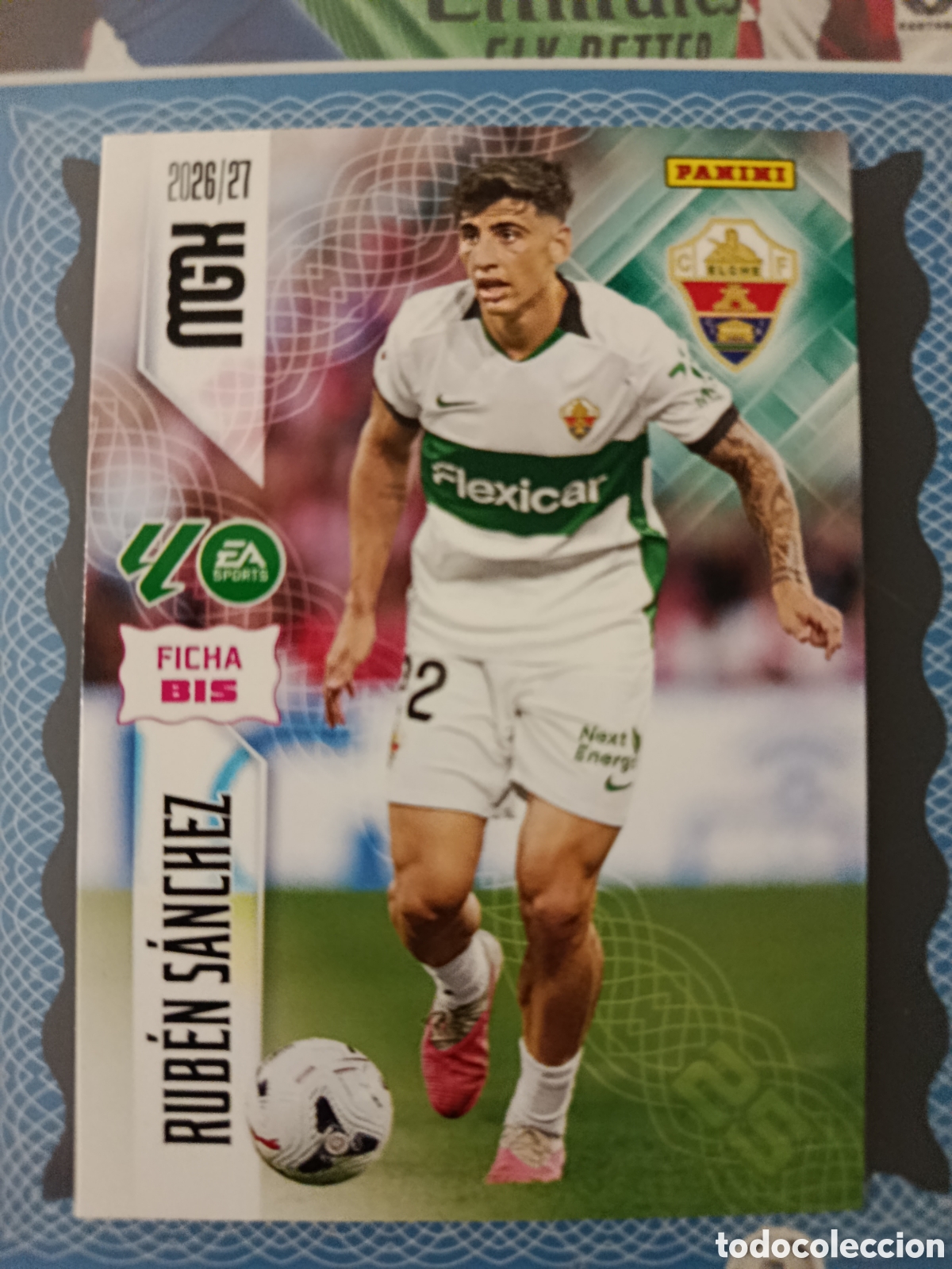 Cromos de f&uacute;tbol: MEGACRACKS 2026 2027 26 27 - PANINI - N&ordm; 148 BIS RUB&Eacute;N S&Aacute;NCHEZ ELCHE FICHA BIS