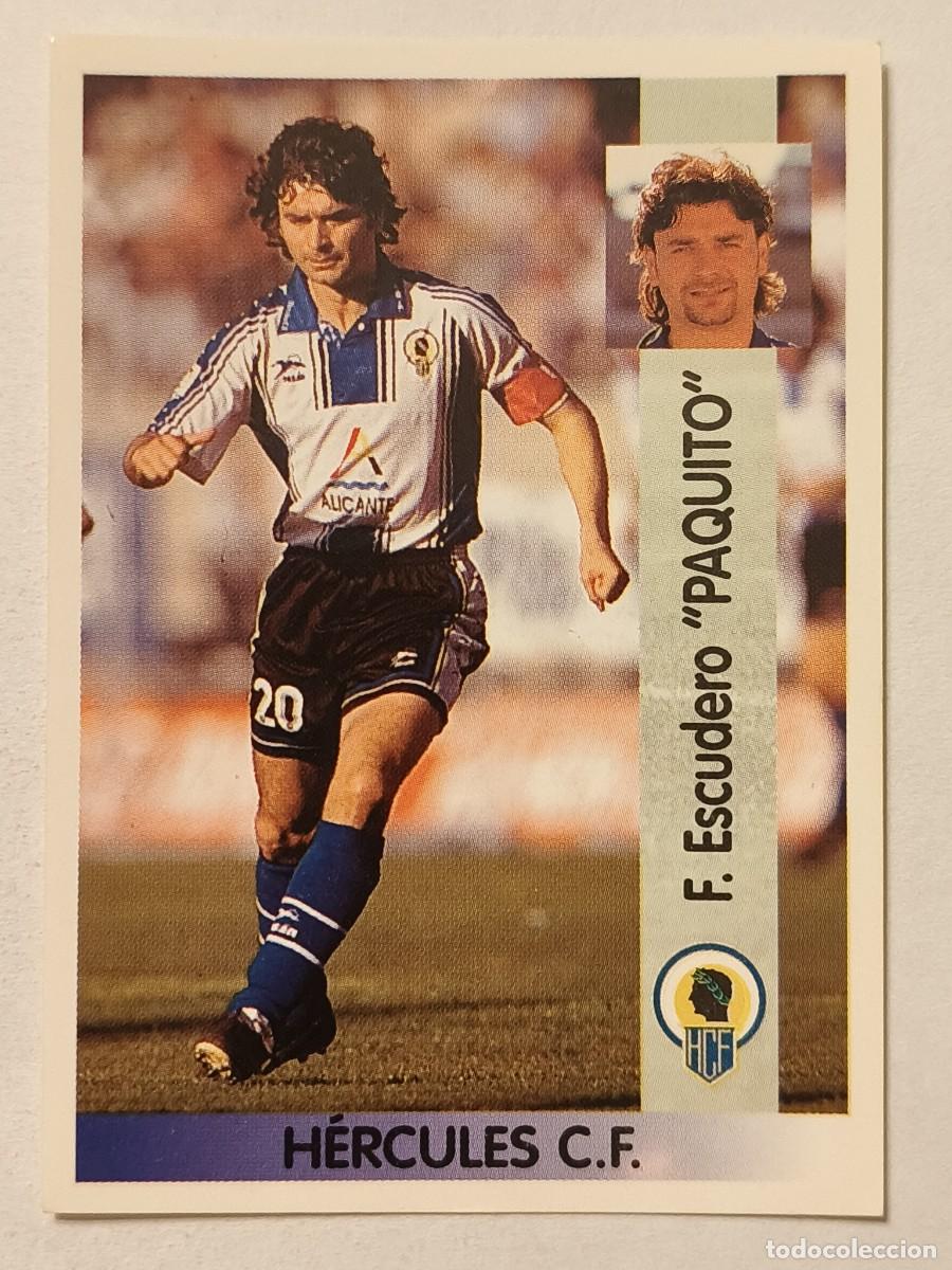 Cromos de f&uacute;tbol: #298 PAQUITO (HERCULES C.F.) LIGA 96/97 PANINI