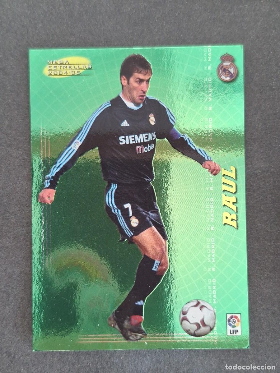 Cromos de f&uacute;tbol: L3 RAUL REAL MADRID MEGA ESTRELLAS 394 PANINI MEGACRACKS 2004 2005 04 05