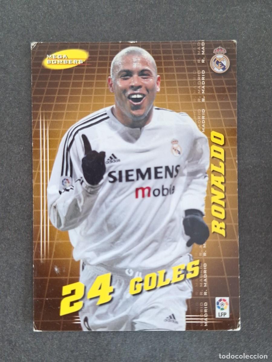Cromos de f&uacute;tbol: L3 RONALDO REAL MADRID MEGA BOMBERS 397 PANINI MEGACRACKS 2004 2005 04 05