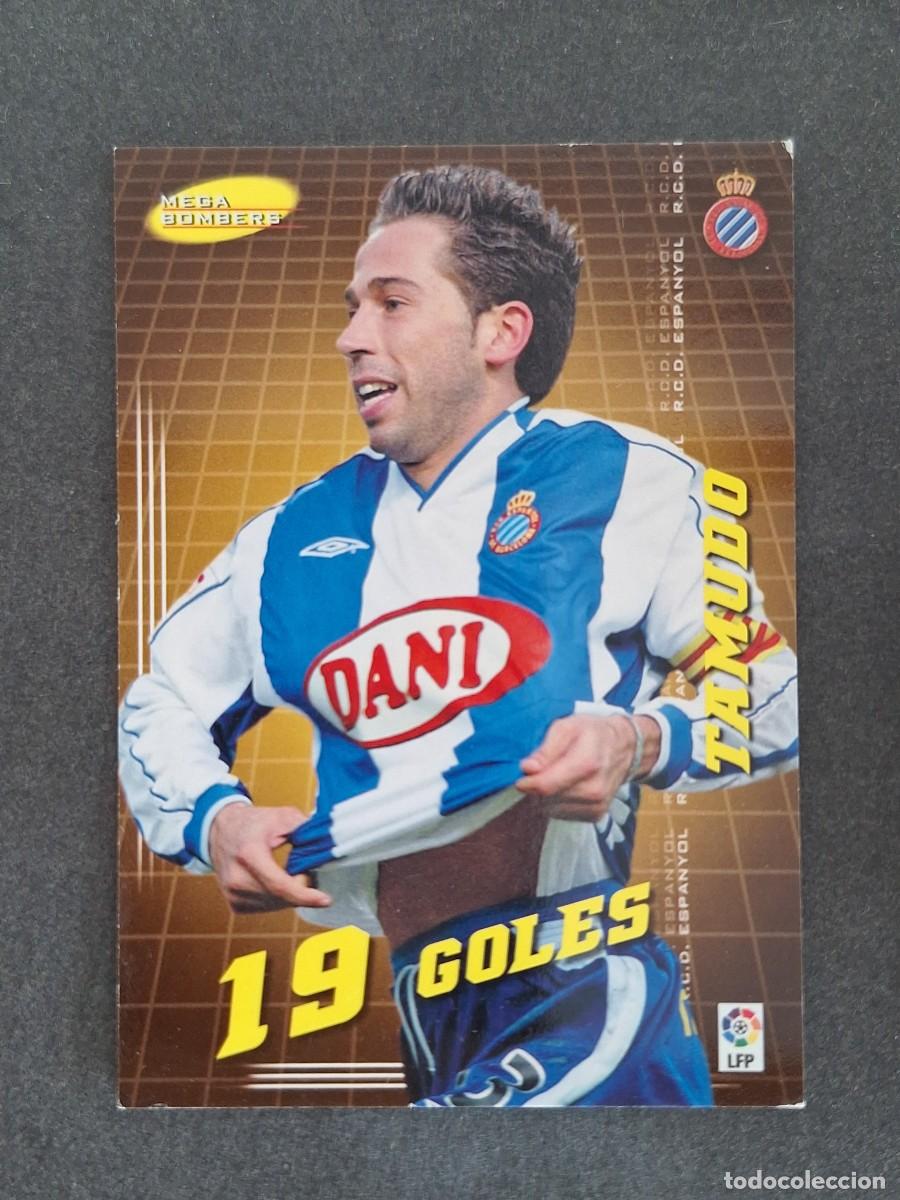 Cromos de f&uacute;tbol: L3 TAMUDO R. C. D. ESPA&Ntilde;OL MEGA BOMBERS 402 PANINI MEGACRACKS 2004 2005 04 05