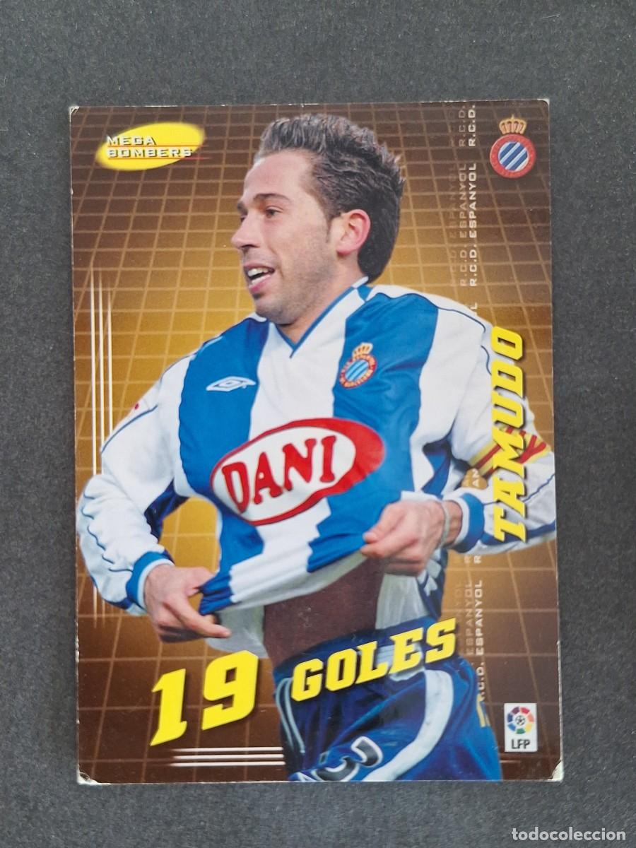 Cromos de f&uacute;tbol: L3 TAMUDO R. C. D. ESPA&Ntilde;OL MEGA BOMBERS 402 PANINI MEGACRACKS 2004 2005 04 05