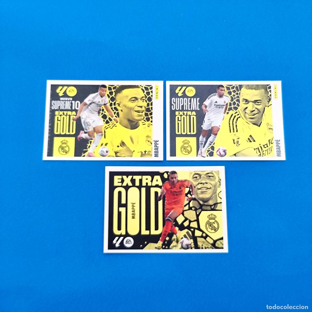 Cromos de f&uacute;tbol: Liga Este 2024 2025 / 24 25 - 2025 2026 / 25 26 Extra Gold Supreme - Supreme 10 Mbapp&eacute;