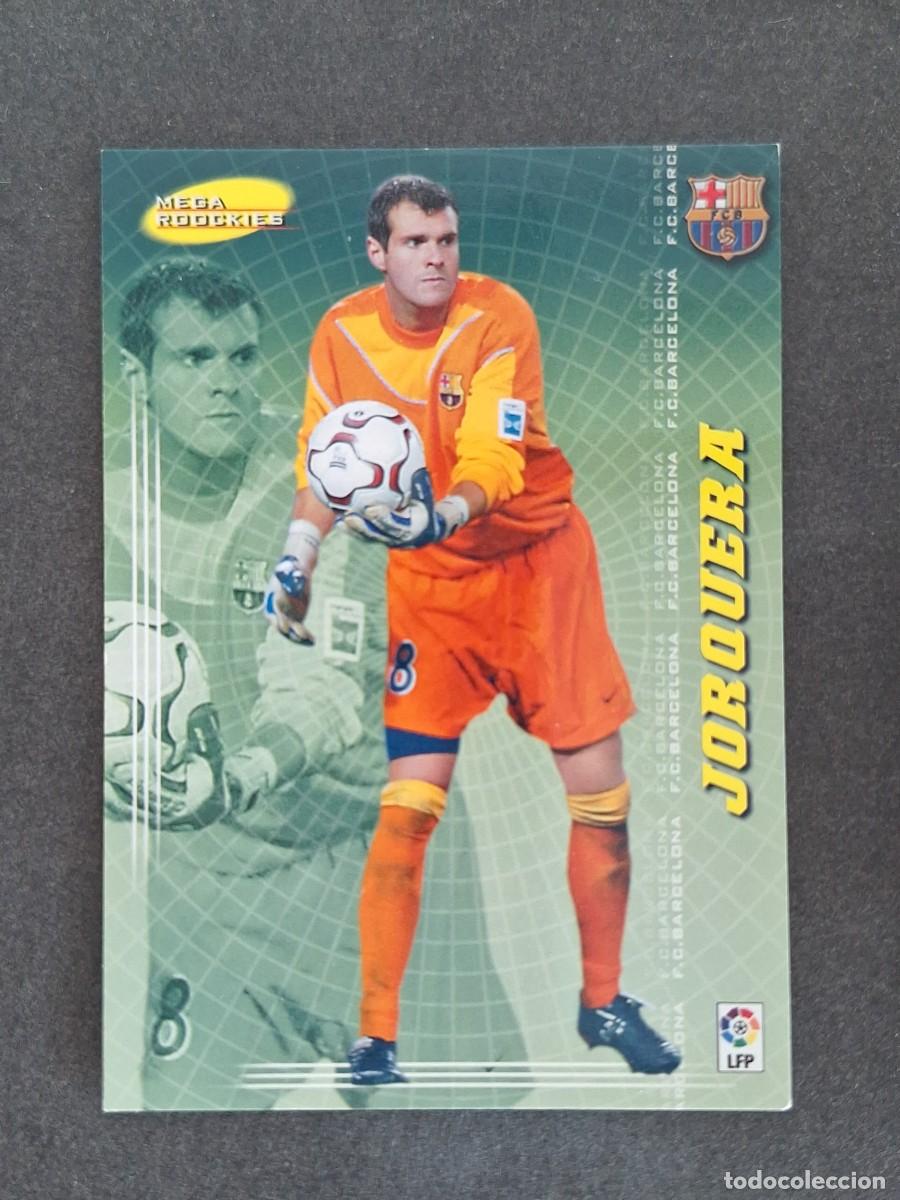 Cromos de f&uacute;tbol: L3 JORQUERA F. C. BARCELONA MEGA ROOCKIES 407 PANINI MEGACRACKS 2004 2005 04 05