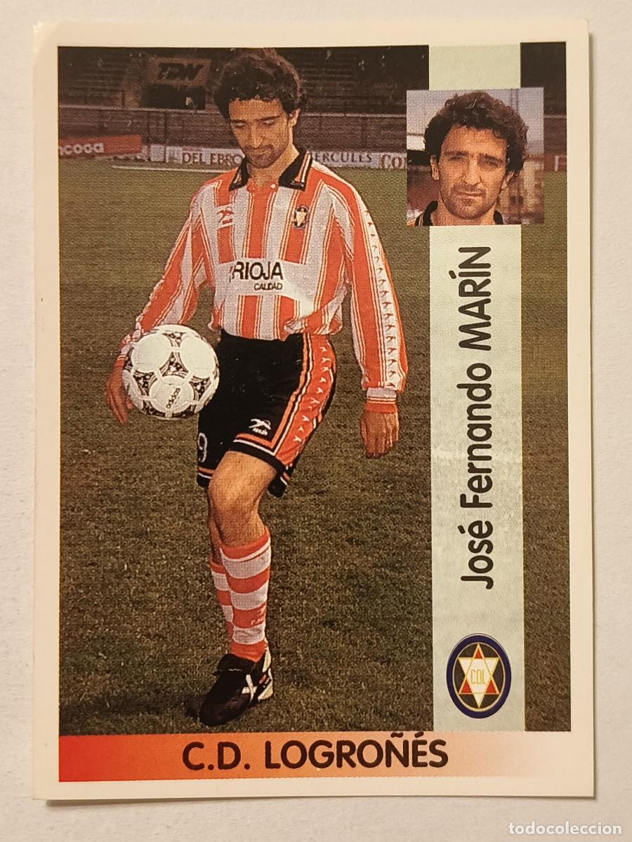 Cromos de f&uacute;tbol: #312 MARIN (C.D. LOGRO&Ntilde;ES) LIGA 96/97 PANINI