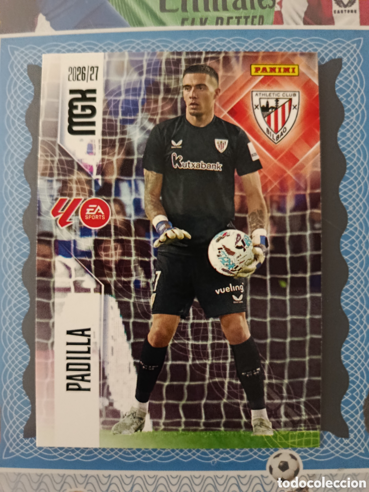 Cromos de f&uacute;tbol: MEGACRACKS 2026 2027 26 27 - PANINI - N&ordm; 39 PADILLA ATHLETIC CLUB DE BILBAO