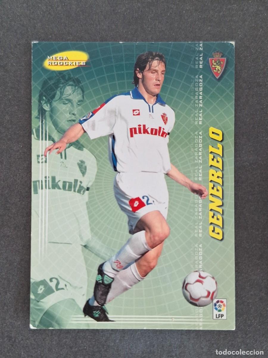 Football Stickers: L3 GENERELO REAL ZARAGOZA MEGA ROOCKIES 412 PANINI MEGACRACKS 2004 2005 04 05