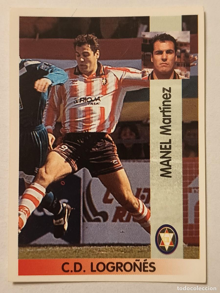 Cromos de f&uacute;tbol: #319 MANEL (C.D. LOGRO&Ntilde;ES) LIGA 96/97 PANINI