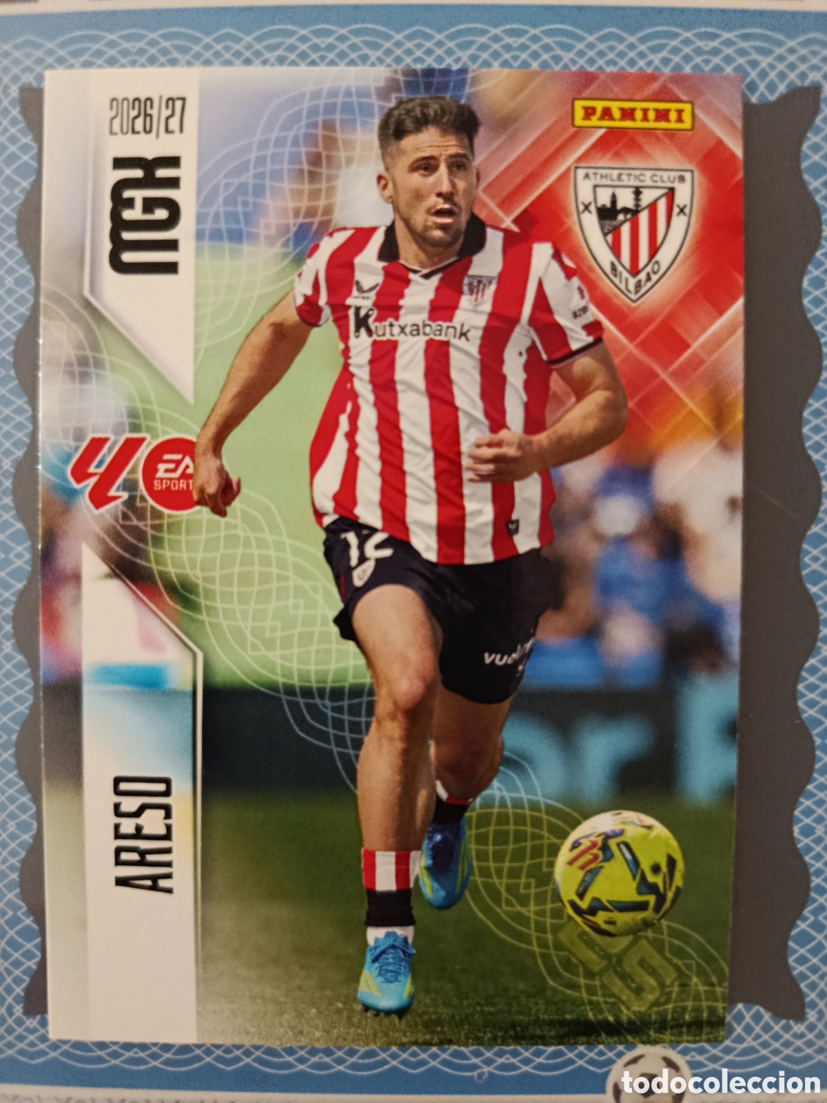 Cromos de f&uacute;tbol: MEGACRACKS 2026 2027 26 27 - PANINI - N&ordm; 40 ARESO ATHLETIC CLUB DE BILBAO
