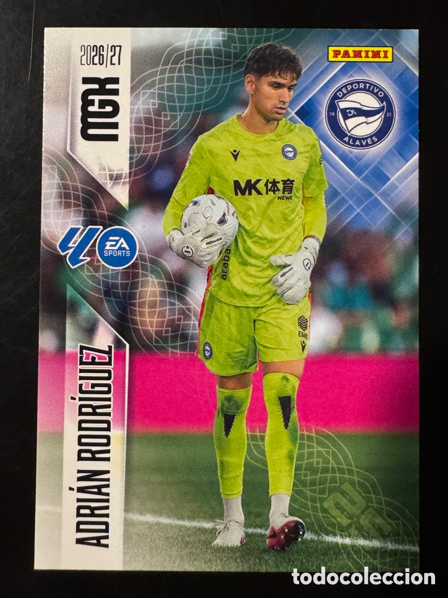 Cromos de f&uacute;tbol: Adri&aacute;n Rodr&iacute;guez 21 Alav&eacute;s Megacracks 2026/27