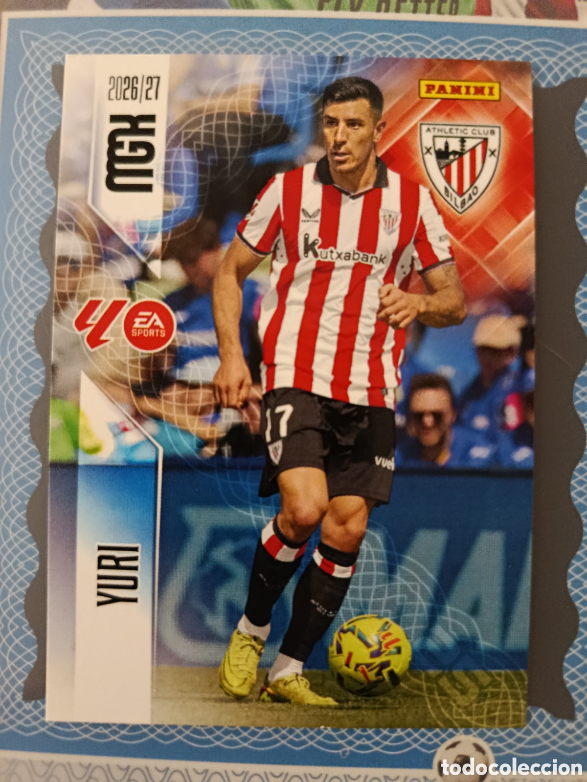 Cromos de f&uacute;tbol: MEGACRACKS 2026 2027 26 27 - PANINI - N&ordm; 44 YURI ATHLETIC CLUB DE BILBAO