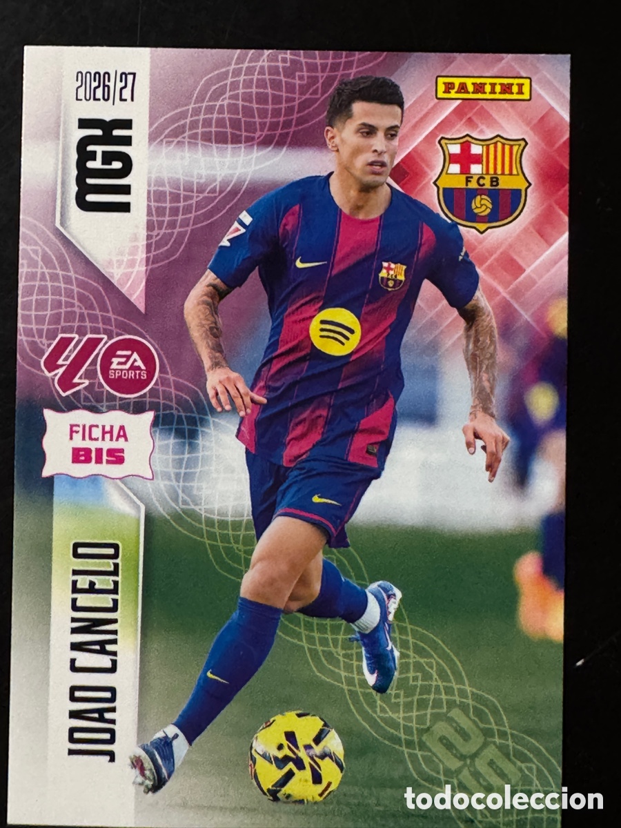 Cromos de f&uacute;tbol: Cancelo 81 Bis Barcelona Megacracks 2026/27
