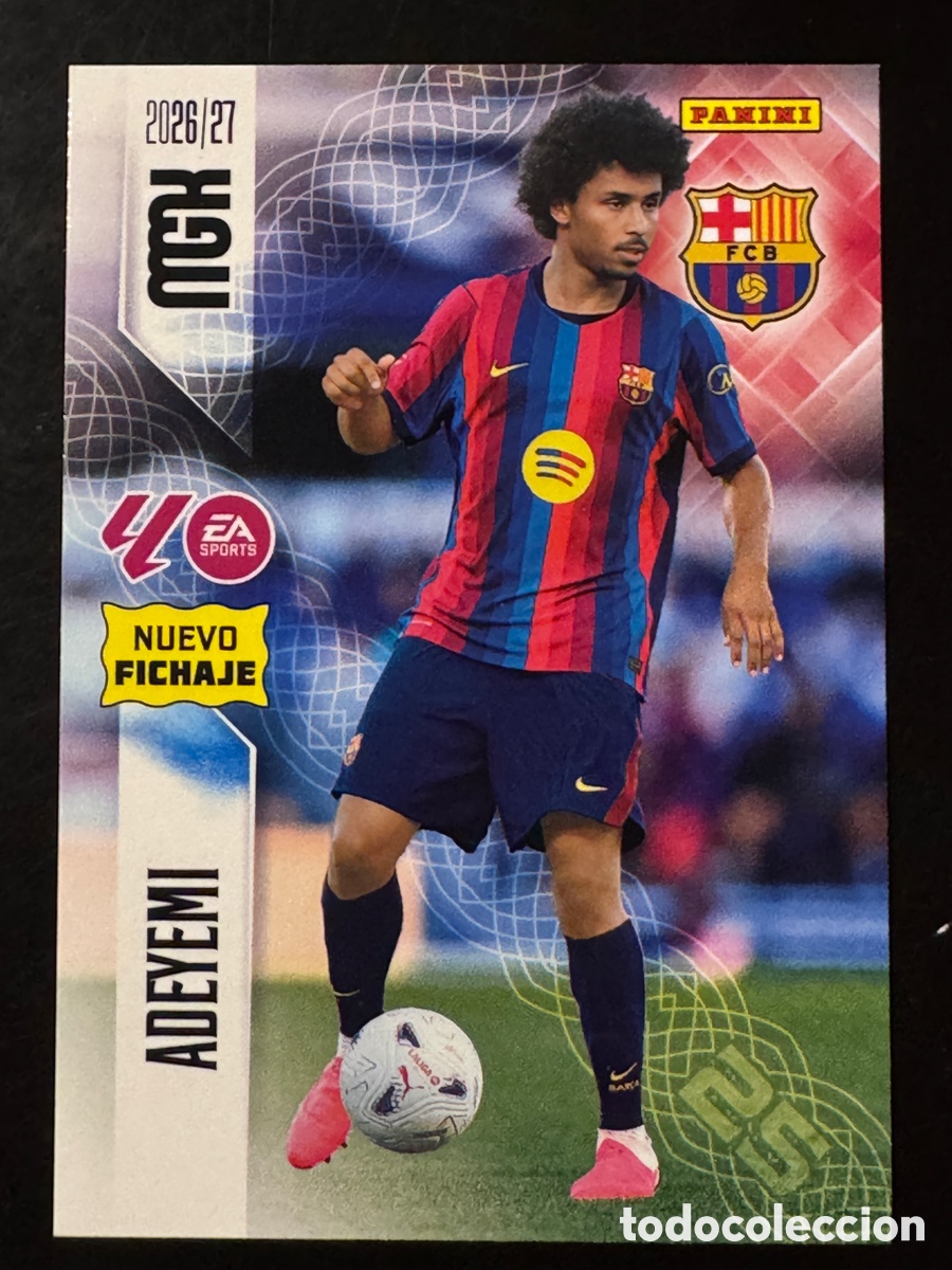 Cromos de f&uacute;tbol: Adeyemi Fichaje 489 Barcelona Megacracks 2026/27