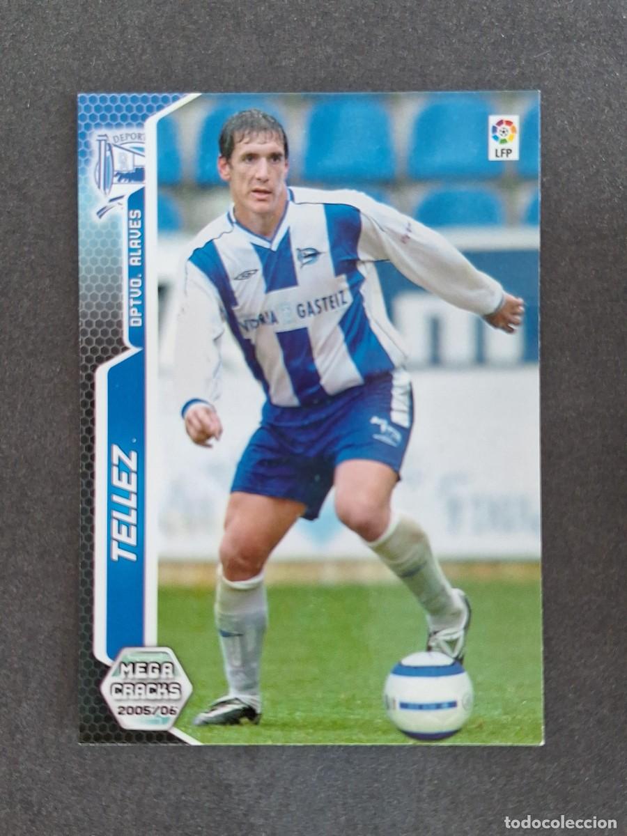 Cromos de f&uacute;tbol: L3 TELLEZ DEPORTIVO ALAVES 5 PANINI MEGACRACKS 2005 2006 05 06