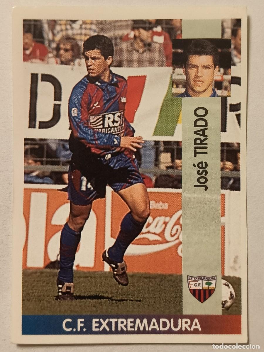 Cromos de f&uacute;tbol: #341 TIRADO (C.F. EXTREMADURA) LIGA 96/97 PANINI