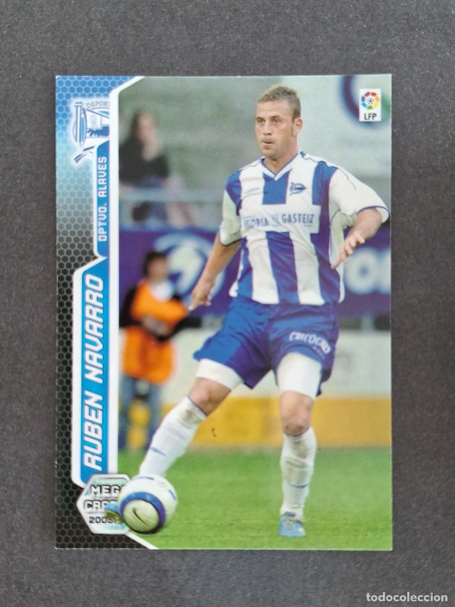 Cromos de f&uacute;tbol: L3 RUBEN NAVARRO DEPORTIVO ALAVES 18 PANINI MEGACRACKS 2005 2006 05 06