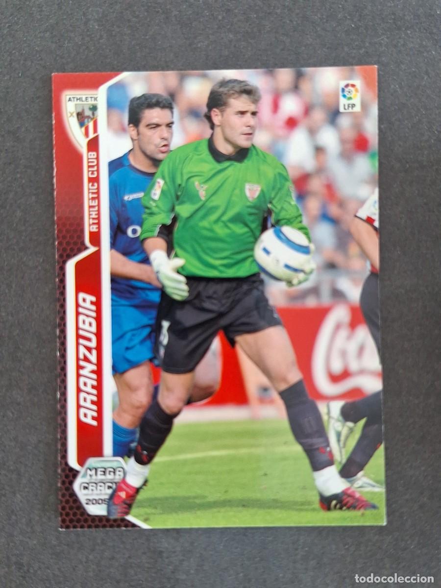 Cromos de f&uacute;tbol: L3 ARANZUBIA ATHLETIC CLUB DE BILBAO 20 PANINI MEGACRACKS 2005 2006 05 06