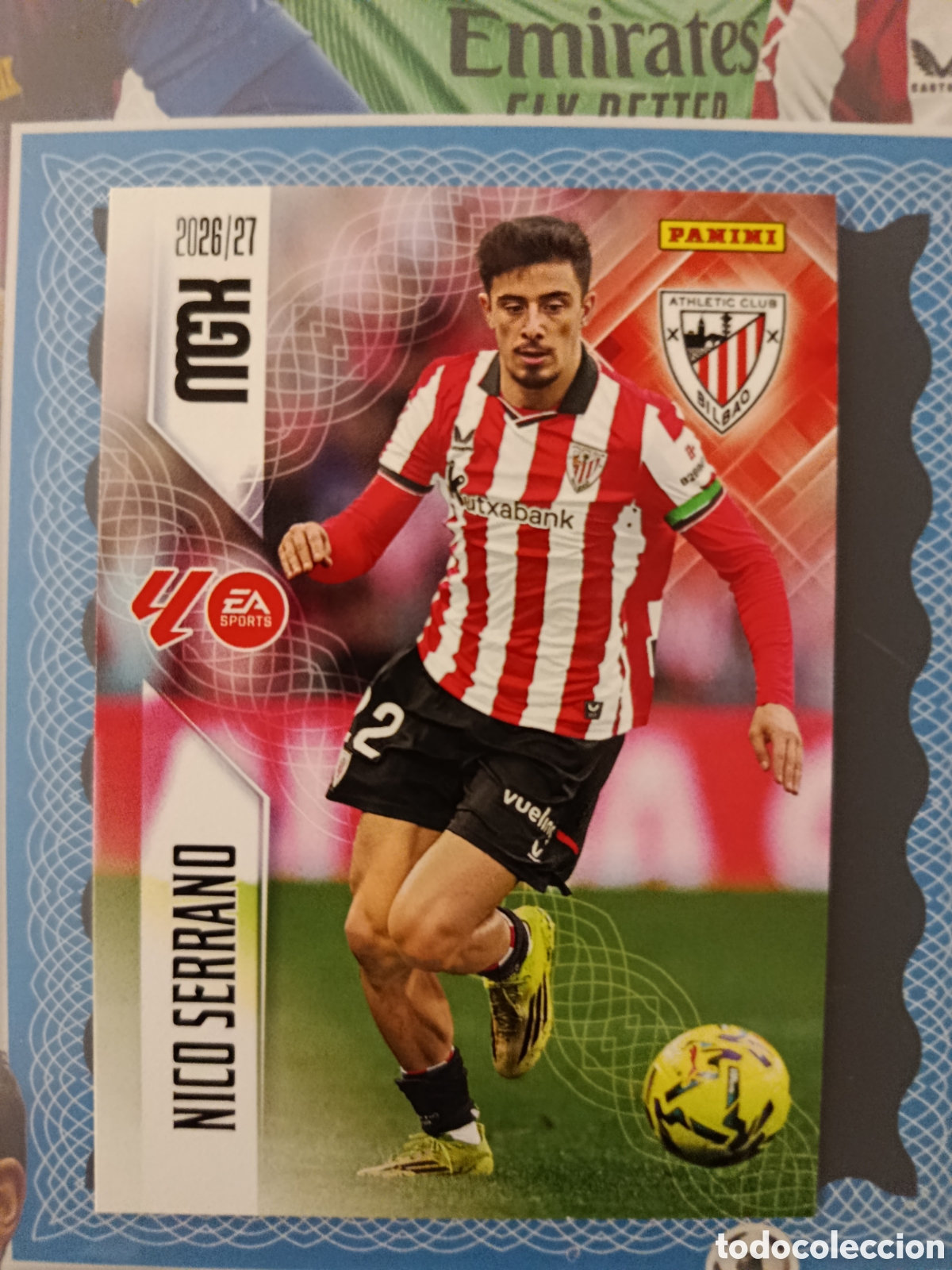 Cromos de f&uacute;tbol: MEGACRACKS 2026 2027 26 27 - PANINI - N&ordm; 49 NICO SERRANO ATHLETIC CLUB DE BILBAO