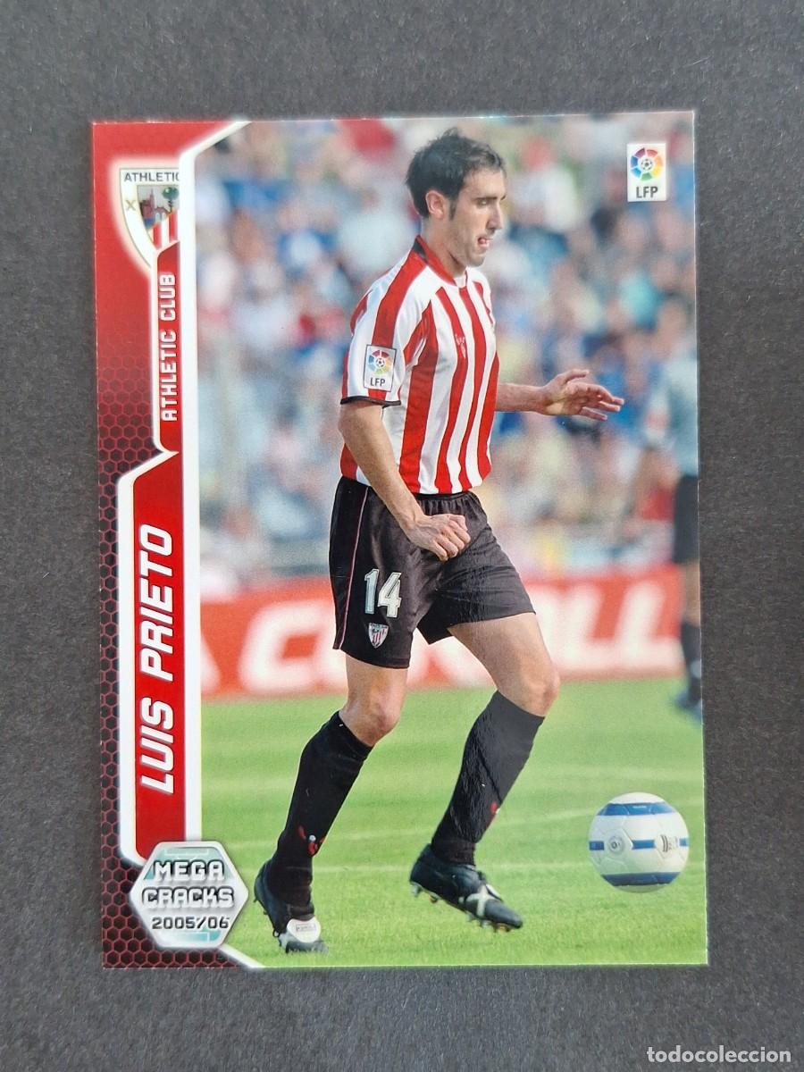 Cromos de f&uacute;tbol: L3 LUIS PRIETO ATHLETIC CLUB DE BILBAO 24 PANINI MEGACRACKS 2005 2006 05 06