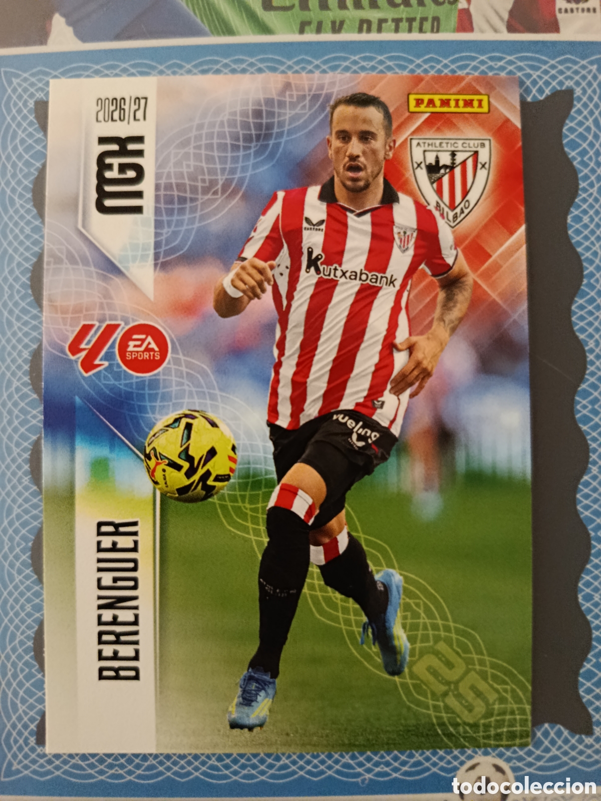 Cromos de f&uacute;tbol: MEGACRACKS 2026 2027 26 27 - PANINI - N&ordm; 50 BERENGUER ATHLETIC CLUB DE BILBAO