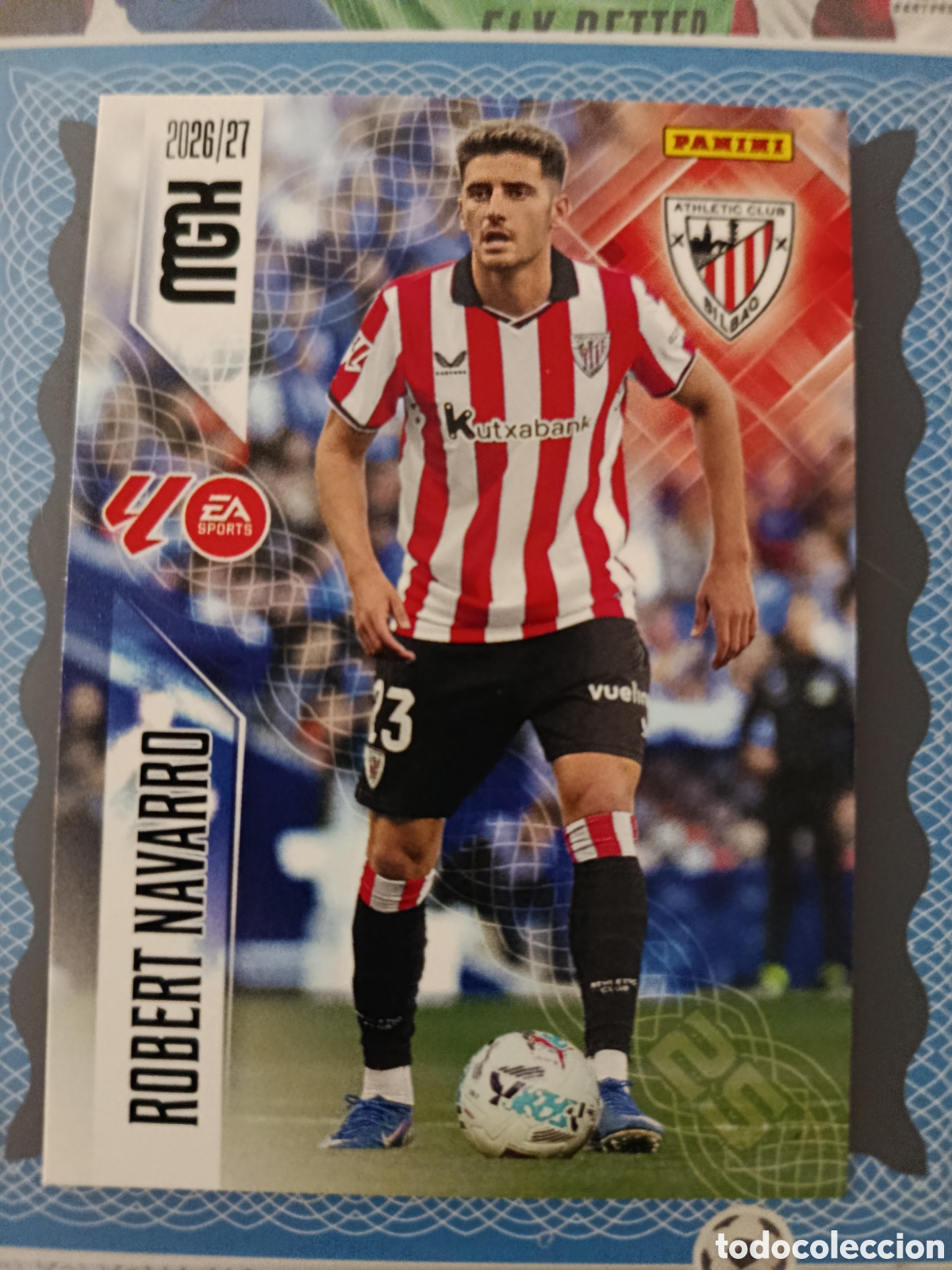 Cromos de f&uacute;tbol: MEGACRACKS 2026 2027 26 27 - PANINI - N&ordm; 51 ROBERTO NAVARRO ATHLETIC CLUB DE BILBAO