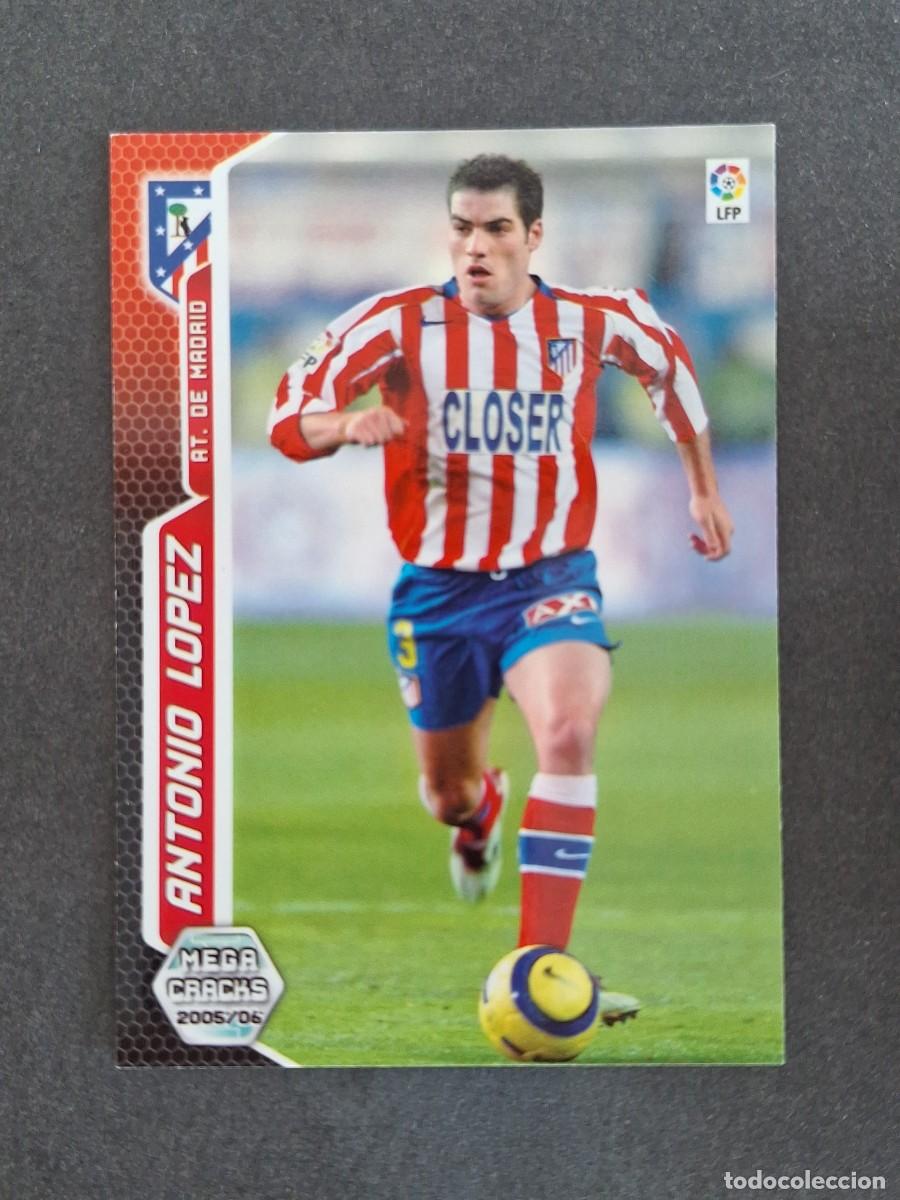 Fu&szlig;ball-Sticker: L3 ANTONIO LOPEZ ATLETICO DE MADRID 44 PANINI MEGACRACKS 2005 2006 05 06