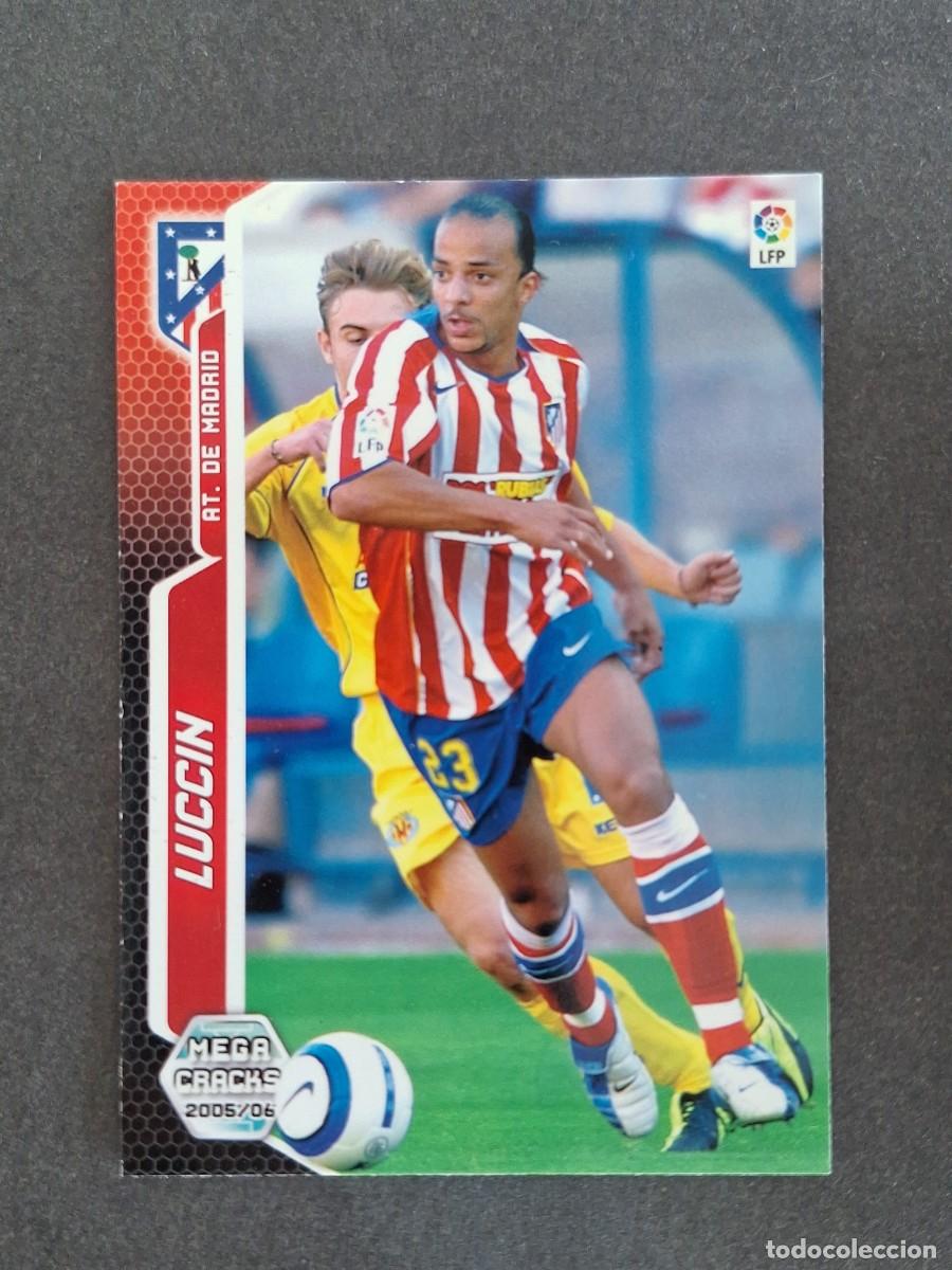 Cromos de f&uacute;tbol: L3 LUCCIN ATLETICO DE MADRID 46 PANINI MEGACRACKS 2005 2006 05 06