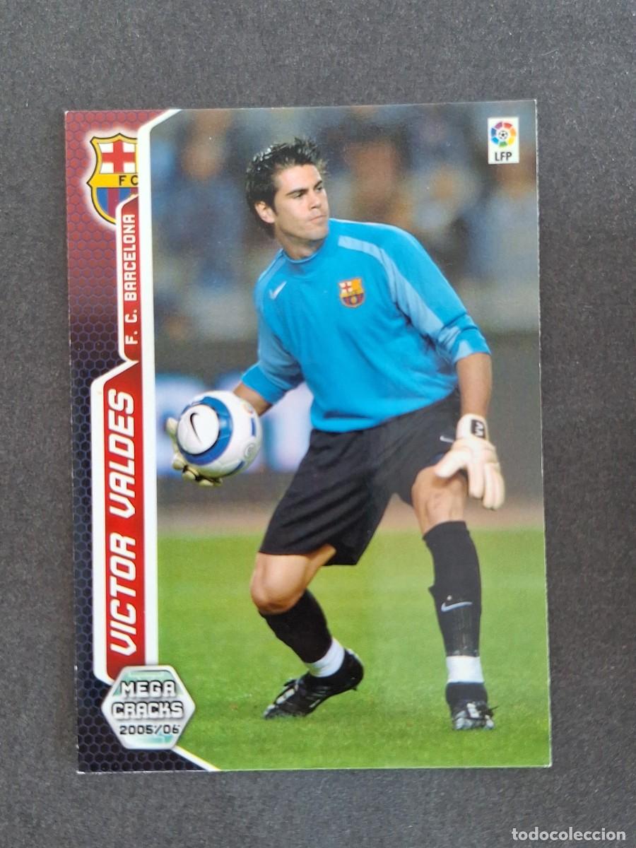 Football Stickers: L3 VICTOR VALDES F. C. BARCELONA 56 PANINI MEGACRACKS 2005 2006 05 06