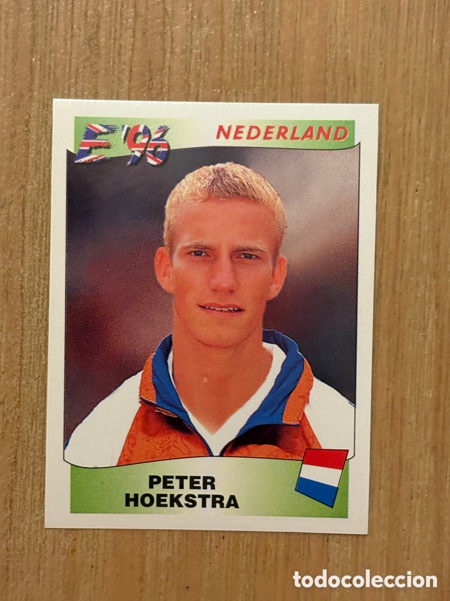 Football Stickers: 44. CROMO EUROCOPA 96 INGLATERRA 96 EURO SIN PEGAR HOLANDA N 93 PETER HOEKSTRA