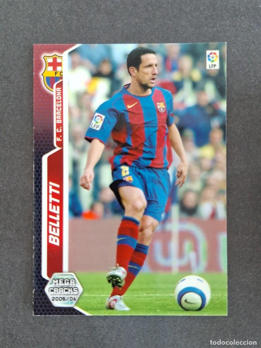 Football Stickers: L3 BELLETTI F. C. BARCELONA 57 PANINI MEGACRACKS 2005 2006 05 06